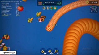 Worms Zone.io Rắn Săn Mồi #095 _ Noel tới rồi chơi rắn săn mồi thôi các bạn _ 18