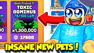 The NEW ARM WRESTLE SIMULATOR UPDATE IS HERE And I GOT INSANE PETS!