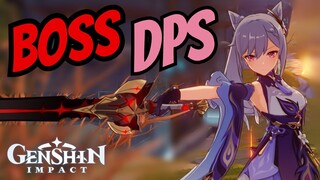 Genshin Impact |  AR40 Keqing Deleting Bosses in One DPS Window