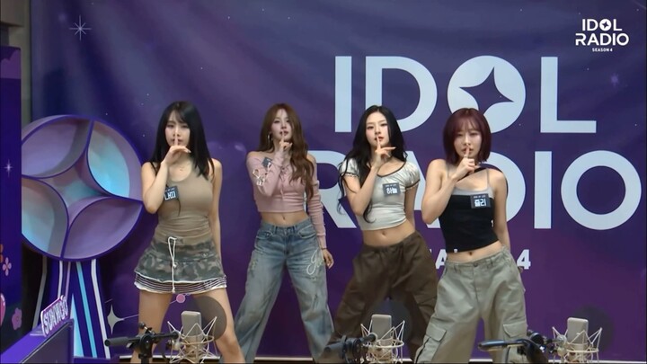 KISS OF LIFE โชว์บนเวที IDOL RADIO “Lips Hips Kiss+K bye+Igloo+Sticky” 250611
