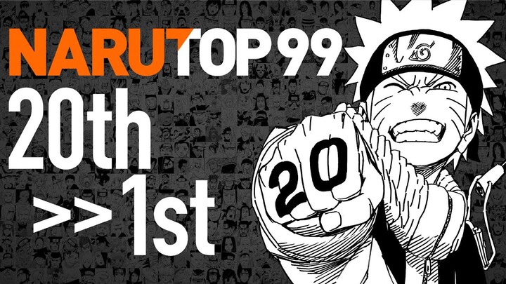 【抜粋】NARUTOP99 | 20th → 1st 最終投票結果ムービー