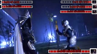 假如给铠甲勇士加上血条，飞影刑天金刚VS修罗路法安迷修库拉