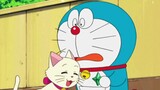 Doraemon and Xiao Mi running towards each other!