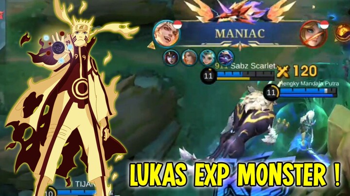 MANIAC‼️ LUKAS EXP MONSTER MENGGILA🔥
