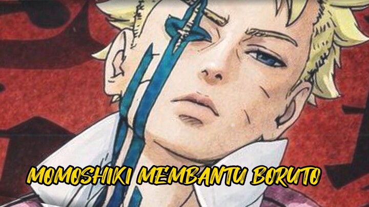 BORUTO DIBANTU OLEH MOMOSHIKI VS MAMUSHI | BORUTO TWO BLUE VORTEX