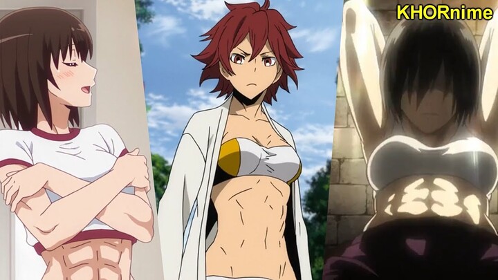 RIDICULOUSLY RIPPED GIRLS IN ANIME | Best Moments