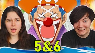 BUGGY! 👒 One Piece Ep 5 & 6 REACTION & REVIEW