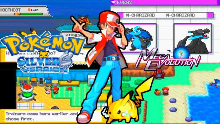 POKEMON SILVER YELLOW (NDS) COMPLETED | ROM HACK WITH MEGA EVOLUTION AND PARTNER PIKACHU + DOWNLOAD