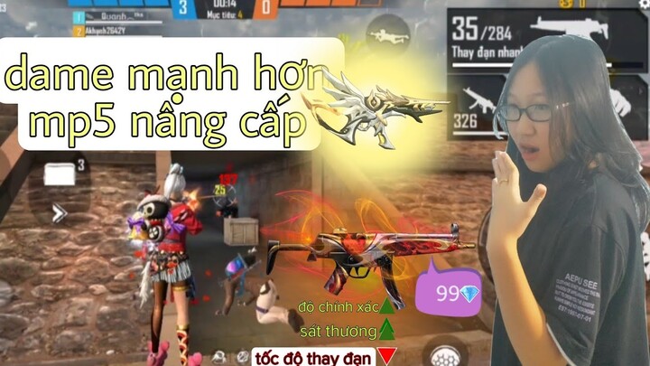 Nhận Skin MP5 Free || Skin MP5 Miễn Phí Đầu Tiên Có Dame Mạnh Ngang MP5 Nâng Cấp Level 7 🤔