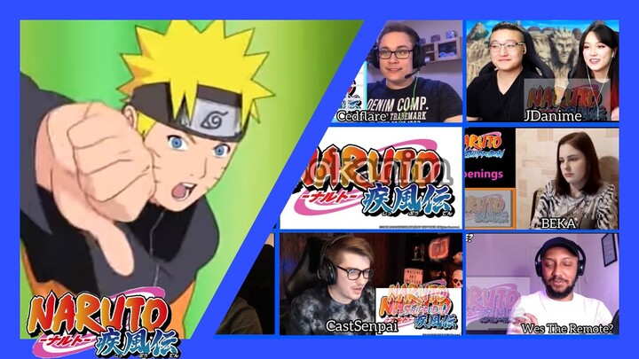 Naruto Shippuden Opening 1 Reaction Mashup