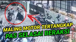 Serakah Banget Maling ini !! Sekali Beraksi 2 motor Melayang Di Bandar Lampung Terbaru 2022