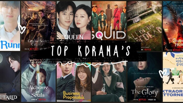 Best Korean Drama's | Kdrama | Best Netflix series | Must Watch Kdramas