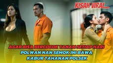Polwan Cantik Bebaskan Tahanan Agar Bisa Bercocok Tanam Setiap Hari
