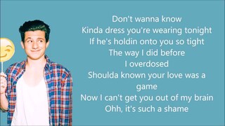 We don't talk anymore-charlie puth LYRICS