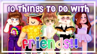 🙌💎 10 THINGS TO DO WITH FRIENDS AT DIAMOND BEACH REALM! // Roblox Royale High