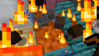 Khởi đầu sinh ra trên magma, đào được, đào sẽ mất tài nguyên, làm sao để tồn tại #Minecraft