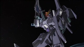 Gundam: Banagher fired a shot and ran away, leaving the NT Gundam in pieces!