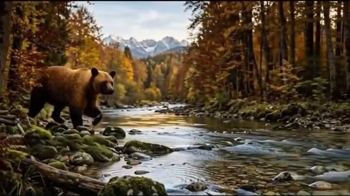 Incredible Bear Fishing Action! Germany #shortsvideo