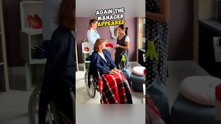 You won't believe the surprise that happens when a disabled woman walks into this store! 😲 #shorts