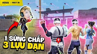 AS dùng súng cân 3 đối thủ đang truy sát bằng bom | HEAVY Free Fire