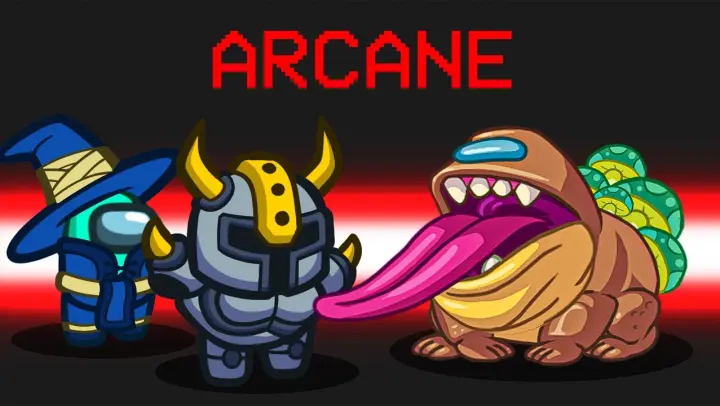 *NEW* ARCANE ROLE in Among Us (League of Legends)