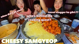 CHEESY SAMGYEOPSAL MUKBANG