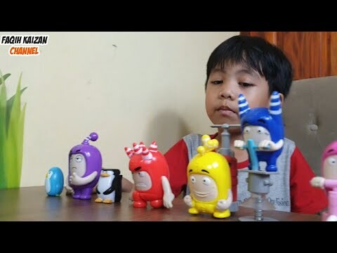 Mainan oddbods besar dari kfc