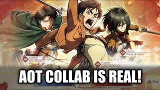 ATTACK ON TITAN COLLAB IS REAL! | MLBB X AOT