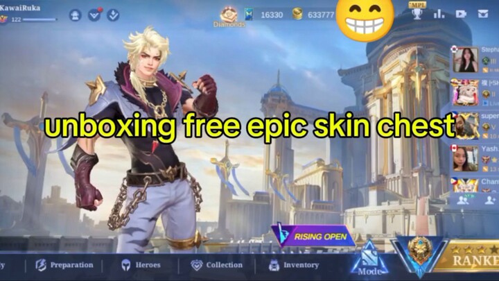 unboxing free skin