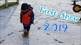 First Snow 2019 ❄❄❄หิมะตกครั้งแรกของปี ออกไปเล่นหิมะกัน