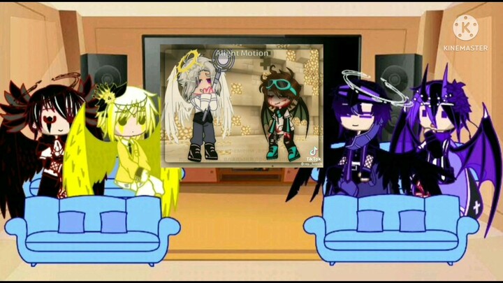 Реакция лиги святых(+Варнер) на Лололошка {1/?}~~{ By: Moon(Mezhdimirets) }