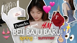 BELANJA BAJU BUAT KE EROPA ! | HONEST REVIEW !! SPRING SUMMER HAUL🔥🌸