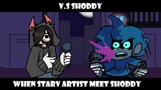 When Starving Artist Stella Pie Meet Shoddy on The Street | FNF