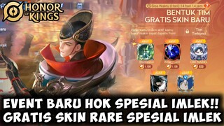 GRATIS SKIN RARE SPESIAL IMLEK!! EVENT BENTUK TIM GRATIS SKIN BARU | HONOR OF KINGS