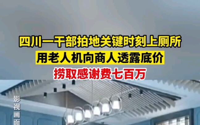 Sichuan # Seorang pejabat di Dazhou memanfaatkan kesempatan ke toilet untuk memotret harga dasar lel