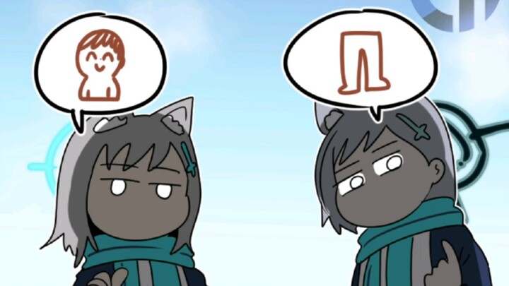 White: I go up, you go down. Black: Okay.