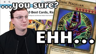 THE 10 BEST YU-GI-OH! CARDS OF ALL TIME! (apparently)