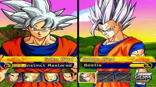 Gohan Beast vs Goku Ultra Instinto Dragon Ball Z Budokai Tenkaichi 3 Latino CPU VS CPU
