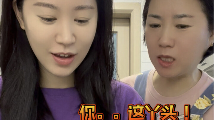 Người Hàn lần đầu làm món trứng hấp thịt bằm cho mẹ!