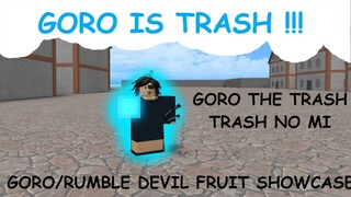 Goro/Rumble Devil Fruit Showcase |One Piece Unleashed | ROBLOX ONE PIECE GAME | Bapeboi