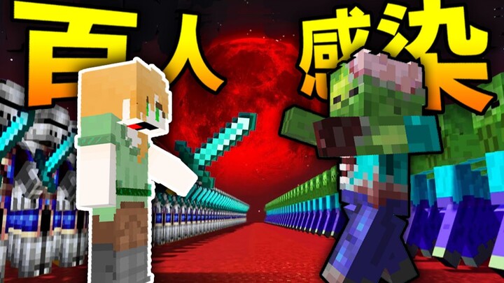 Thật tuyệt vời! Tôi đã mô phỏng được cuộc vây hãm zombie *100 người*!