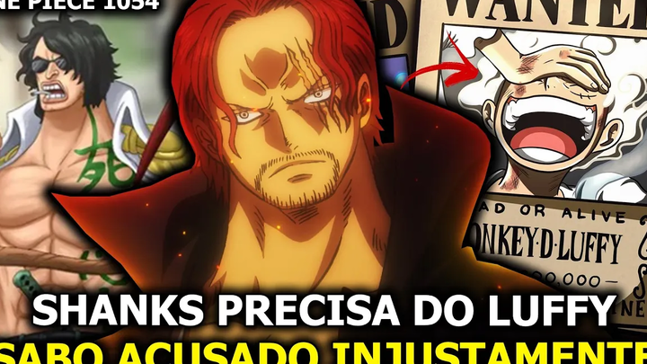 HYPE ทั้งหมด! แชงค์ส พรีซีซ่า ทำลูฟี่! - ฝาชิ้นเดียว 1054