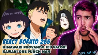 HIMAWARI É PRODÍGIO DEMAIS! REACT BORUTO EP 265