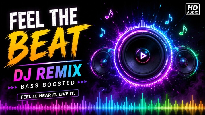 🔥 FEEL THE BEAT | DJ Remix | Bass Boosted Music 🎧🔥