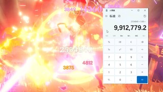Eula's 9.99 million preview! Eula's 9.91 million no-critical hit is released! The limit of the limit