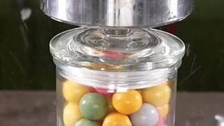 【液压机压一切】零食糖果