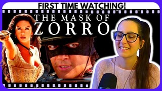 *MASK OF ZORRO* has a sexy strip sword fight⚔️ MOVIE REACTION! Canadian FIRST TIME WATCHING!♡