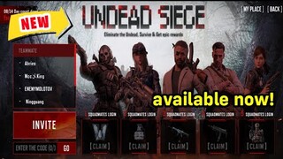 Undead Siege Event  "Free Pharo - Bright Nova & Merc 2 - Great White" | COD MOBILE