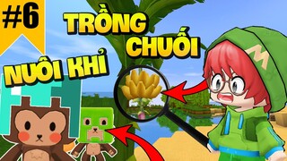 Mini World Sinh Tồn #6: Trồng chuối và huấn luyện khỉ giữ đồ