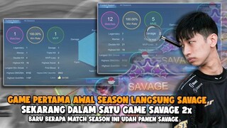 GAME PERTAMA RESET SEASON LGSG SAVAGE!! SKRG DALAM 1 GAME 2X SAVAGE!! SANG BADAK MEMBANTAI PARA NAGA